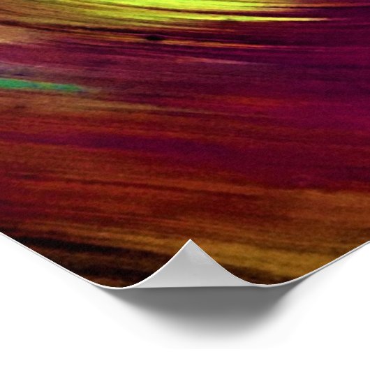 Abstrakte Farbstudie 142, Poster (Ecke)