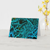 Abstrakte Farbstudie 143, Karte (Gelbe Blume)