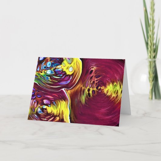 Abstrakte Farbstudie 145, Karte (Vorderseite)