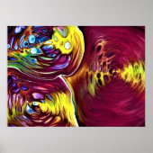 Abstrakte Farbstudie 145, Poster (Vorne)