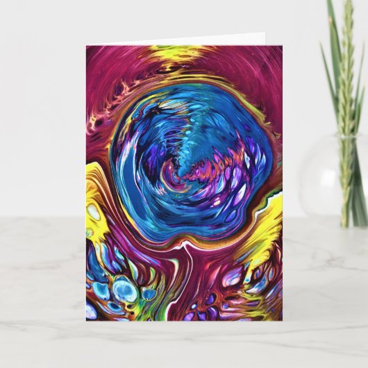 Abstrakte Farbstudie 146, Karte (Vorderseite)