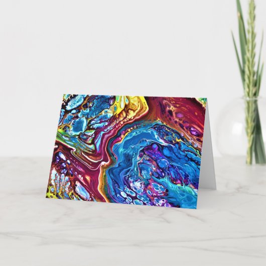 Abstrakte Farbstudie 147, Karte (Vorderseite)