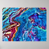 Abstrakte Farbstudie 148, Poster (Vorne)