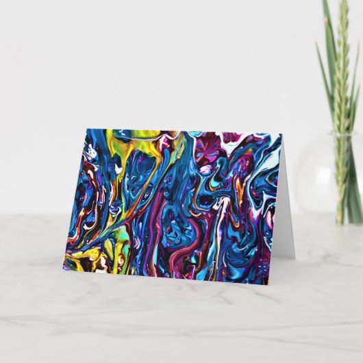 Abstrakte Farbstudie 150, Karte (Vorderseite)