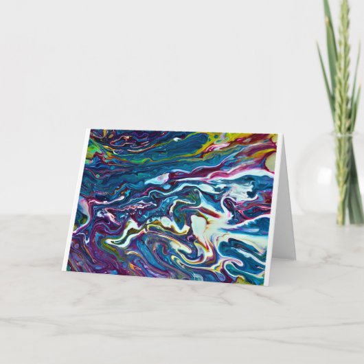 Abstrakte Farbstudie 151, Karte (Vorderseite)