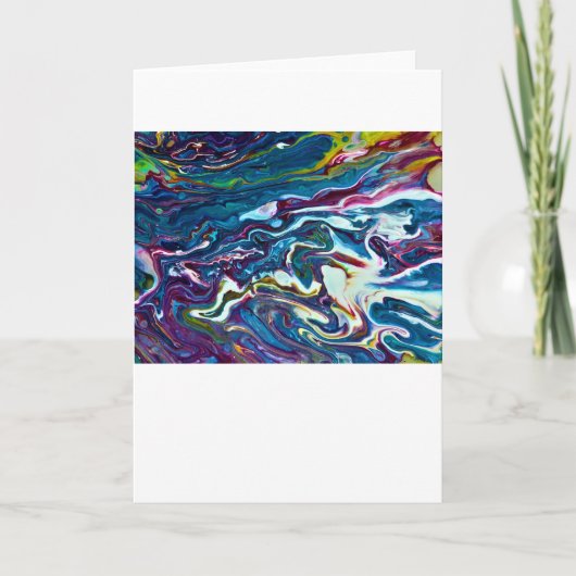 Abstrakte Farbstudie 151, Karte (Vorderseite)