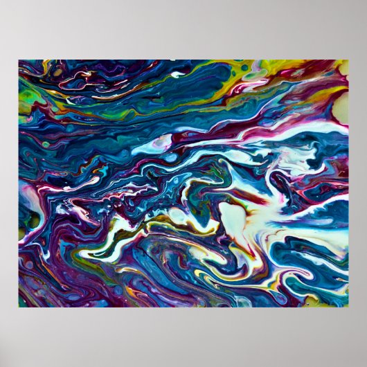 Abstrakte Farbstudie 151, Poster (Vorne)