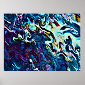 Abstrakte Farbstudie 153, Poster (Vorne)