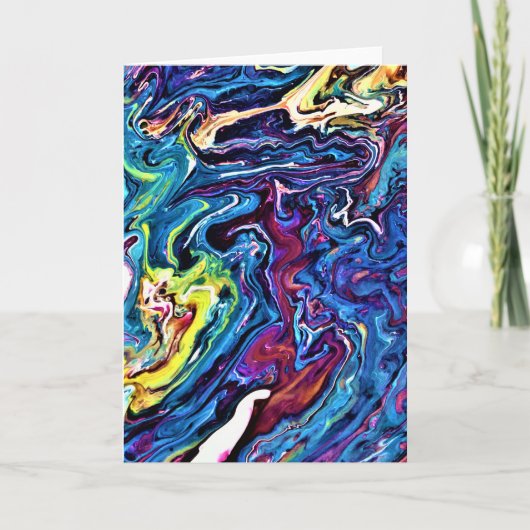 Abstrakte Farbstudie 154, Karte (Vorderseite)