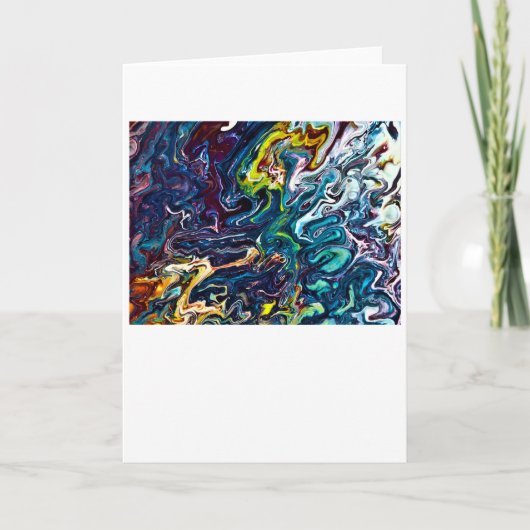 Abstrakte Farbstudie 155, Karte (Vorderseite)