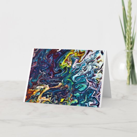 Abstrakte Farbstudie 155, Karte (Vorderseite)