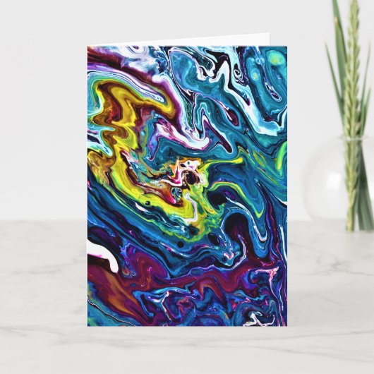 Abstrakte Farbstudie 156, Karte (Vorderseite)