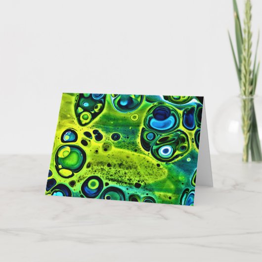 Abstrakte Farbstudie 160, Karte (Vorderseite)