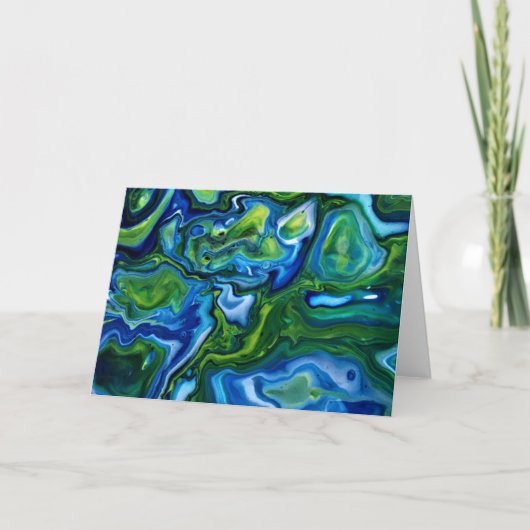 Abstrakte Farbstudie 164, Karte (Vorderseite)