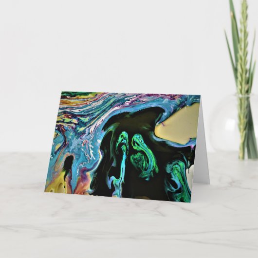 Abstrakte Farbstudie 166, Karte (Vorderseite)