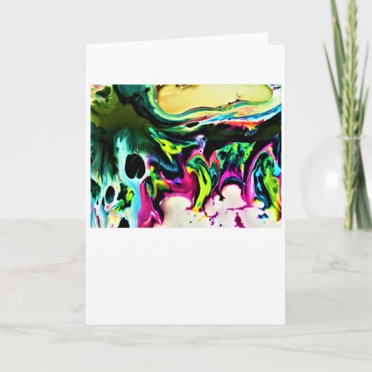 Abstrakte Farbstudie 167, Karte (Vorderseite)