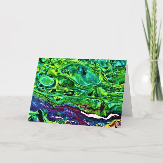 Abstrakte Farbstudie 168, Karte (Vorderseite)