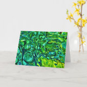 Abstrakte Farbstudie 169, Karte (Gelbe Blume)