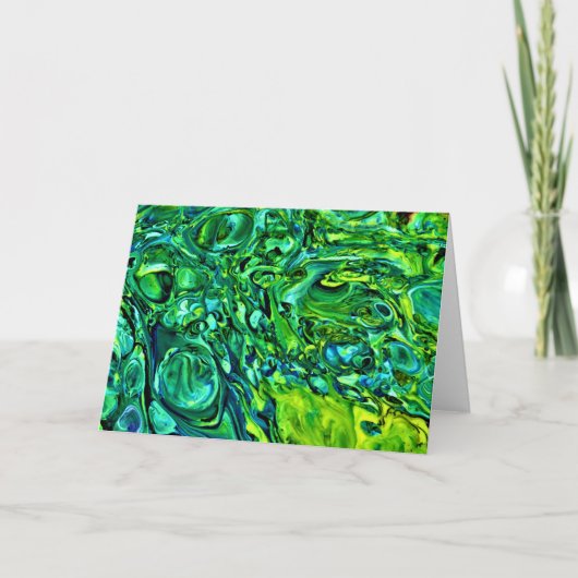 Abstrakte Farbstudie 169, Karte (Vorderseite)