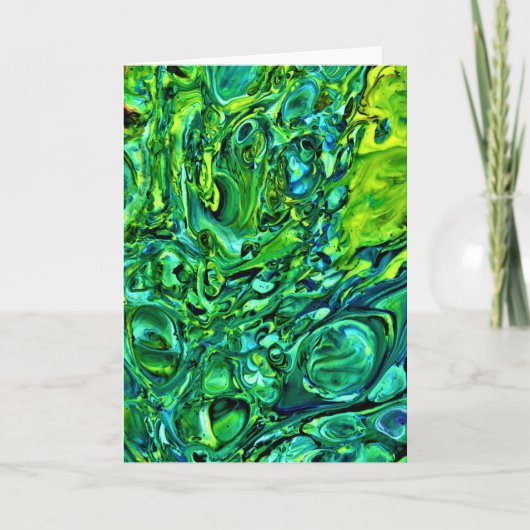 Abstrakte Farbstudie 169, Karte (Vorderseite)