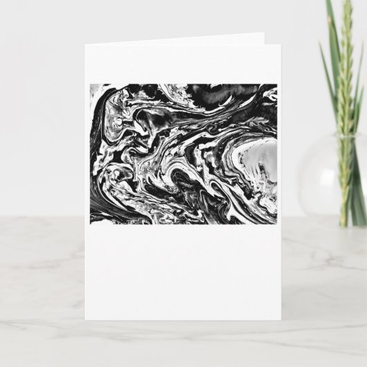 Abstrakte Farbstudie 16 / Noir, Karte (Vorderseite)