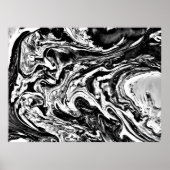 Abstrakte Farbstudie 16/Noir, Poster (Vorne)