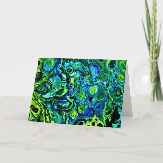 Abstrakte Farbstudie 170, Karte (Vorderseite)