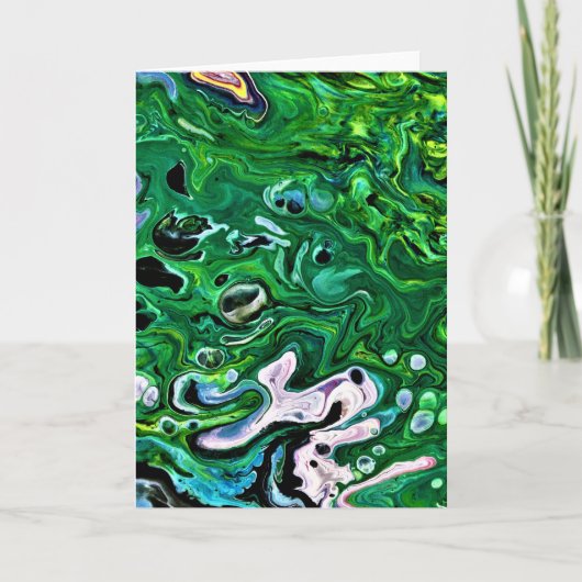 Abstrakte Farbstudie 175, Karte (Vorderseite)