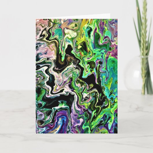 Abstrakte Farbstudie 179, Karte (Vorderseite)