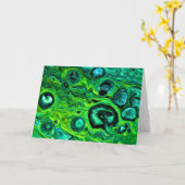 Abstrakte Farbstudie 181, Karte (Gelbe Blume)