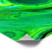 Abstrakte Farbstudie 181, Poster (Ecke)