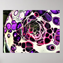 Abstrakte Farbstudie 187, Poster