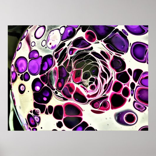 Abstrakte Farbstudie 187, Poster (Vorne)