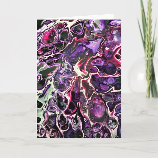 Abstrakte Farbstudie 189, Karte (Vorderseite)