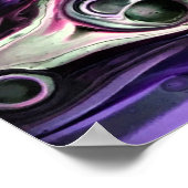 Abstrakte Farbstudie 189, Poster (Ecke)