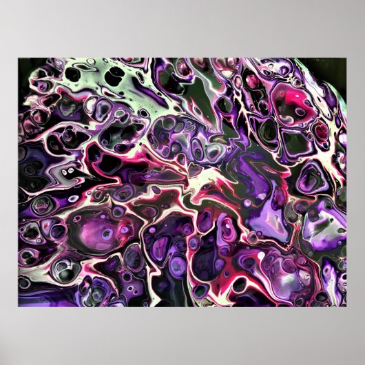 Abstrakte Farbstudie 189, Poster (Vorne)