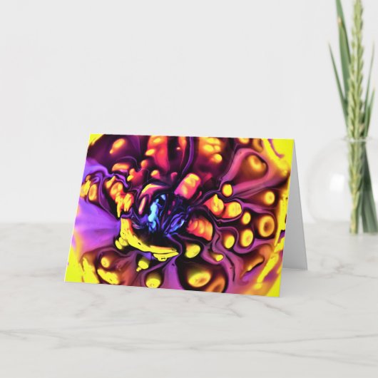 Abstrakte Farbstudie 190, Karte (Vorderseite)