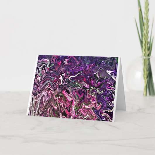 Abstrakte Farbstudie 191, Karte (Vorderseite)