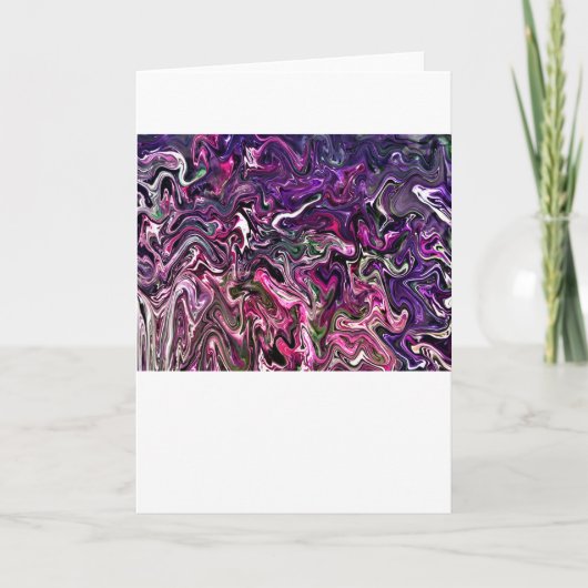 Abstrakte Farbstudie 191, Karte (Vorderseite)