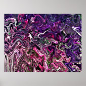 Abstrakte Farbstudie 191 Poster (Vorne)