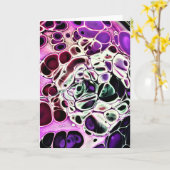 Abstrakte Farbstudie 192, Karte (Gelbe Blume)