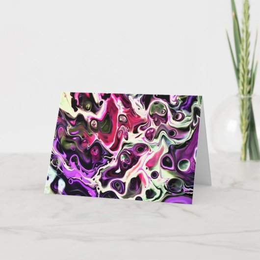 Abstrakte Farbstudie 197, Karte (Vorderseite)