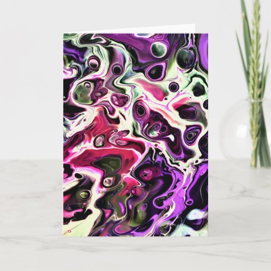 Abstrakte Farbstudie 197, Karte (Vorderseite)