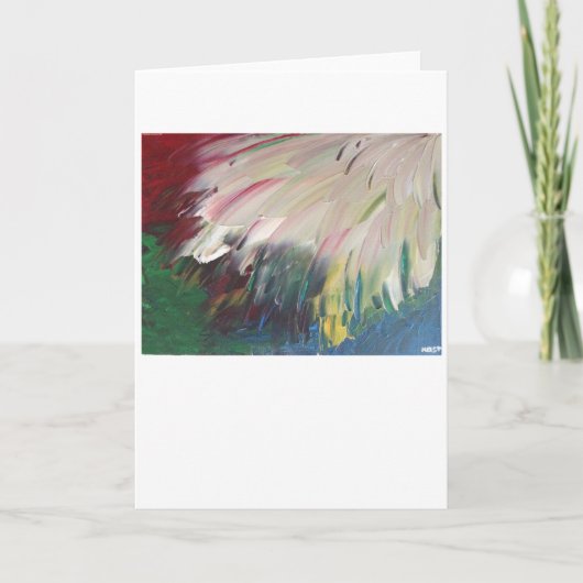 Abstrakte Farbstudie 1, Karte (Vorderseite)