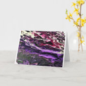 Abstrakte Farbstudie 201, Karte (Gelbe Blume)