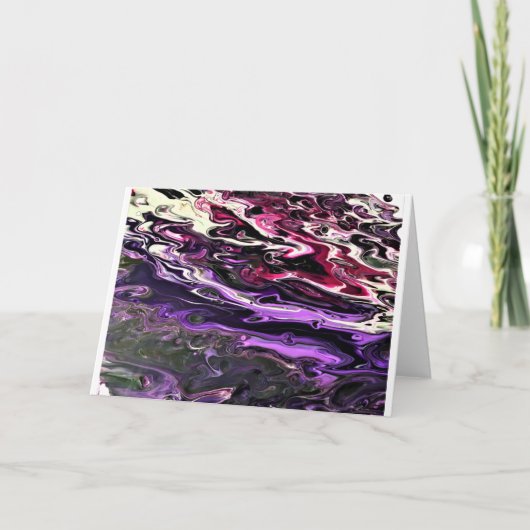 Abstrakte Farbstudie 201, Karte (Vorderseite)