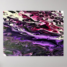 Abstrakte Farbstudie 201, Poster