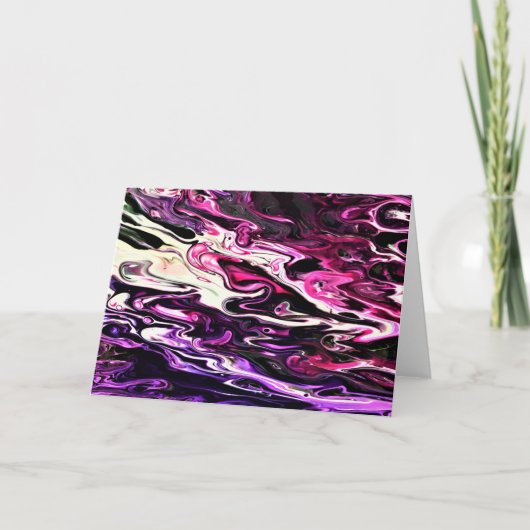 Abstrakte Farbstudie 202, Karte (Vorderseite)