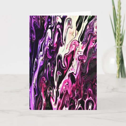 Abstrakte Farbstudie 202, Karte (Vorderseite)