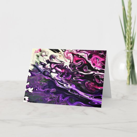 Abstrakte Farbstudie 204, Karte (Vorderseite)